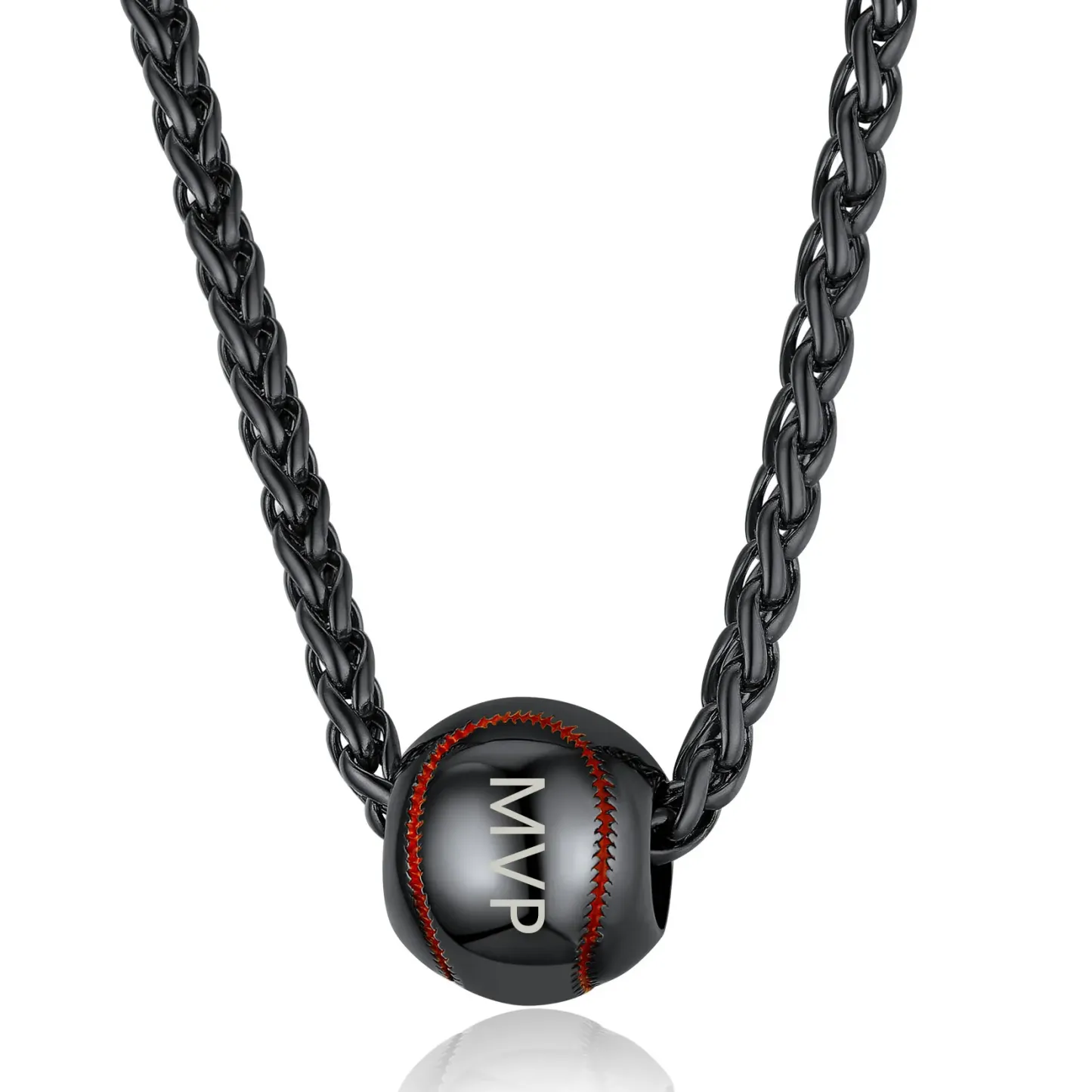 Collier Baseball Personnalisable avec Gravure pour Homme