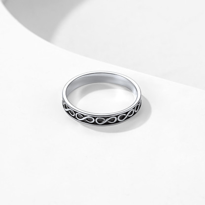 Bague Infini Alliance Éternité pour Femme