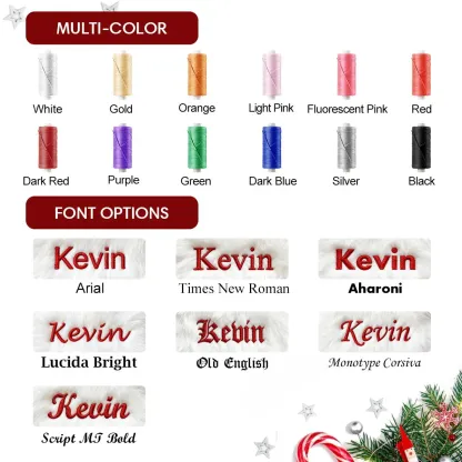 Chaussettes de Noël Personnalisées détail