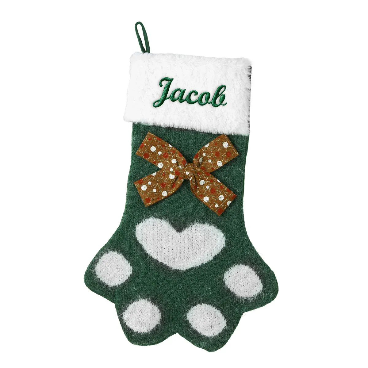 Chaussettes de Noël en Patte Personnalisée pour Animaux