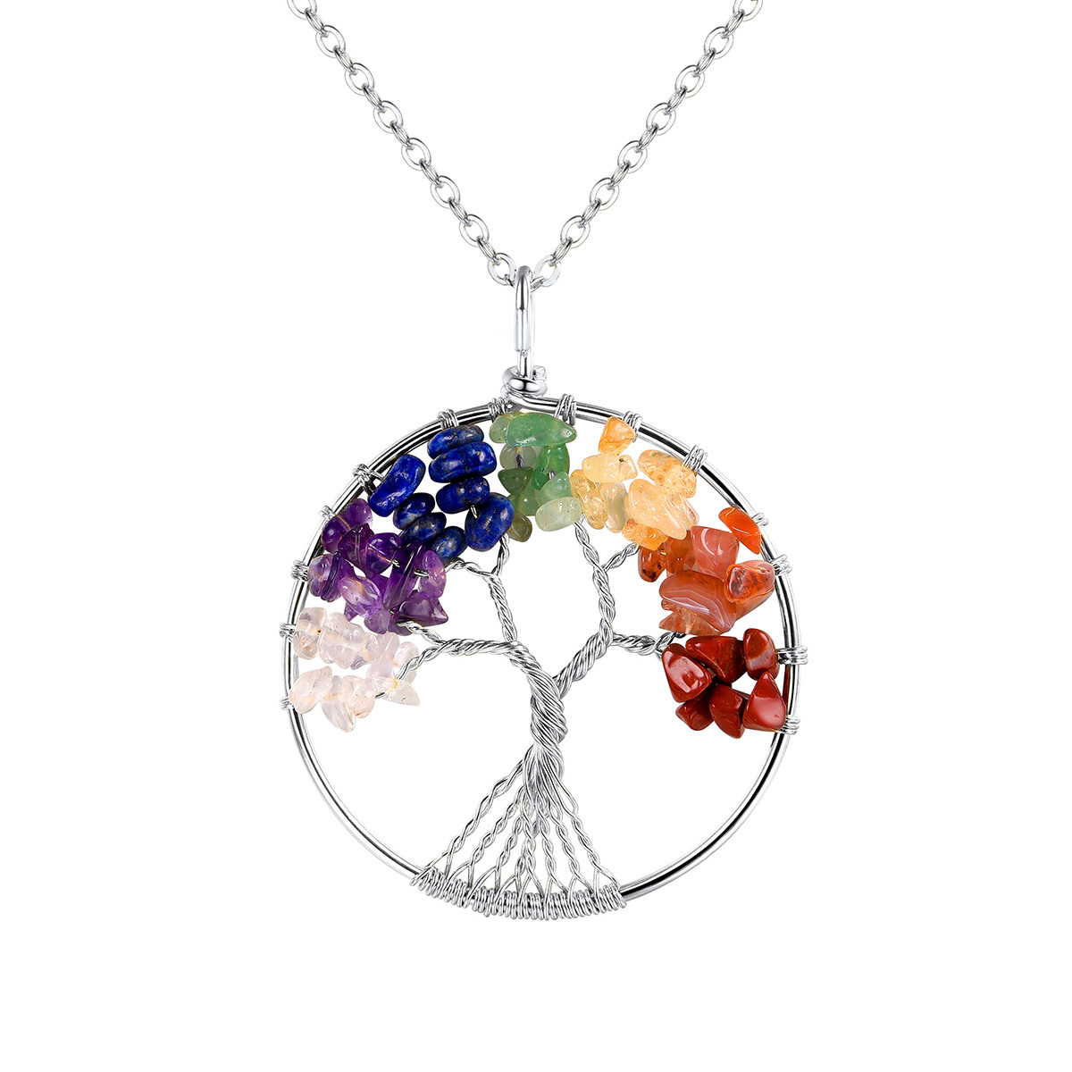 Vente Flash Collier Arbre de Vie 7 Chakras