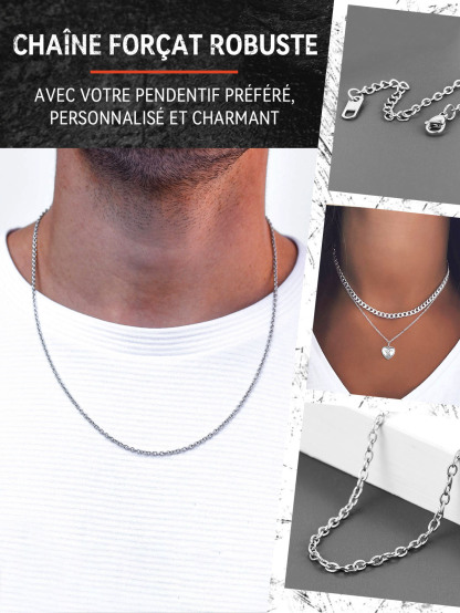 Collier Rolo 2 mm | Chaîne Homme 