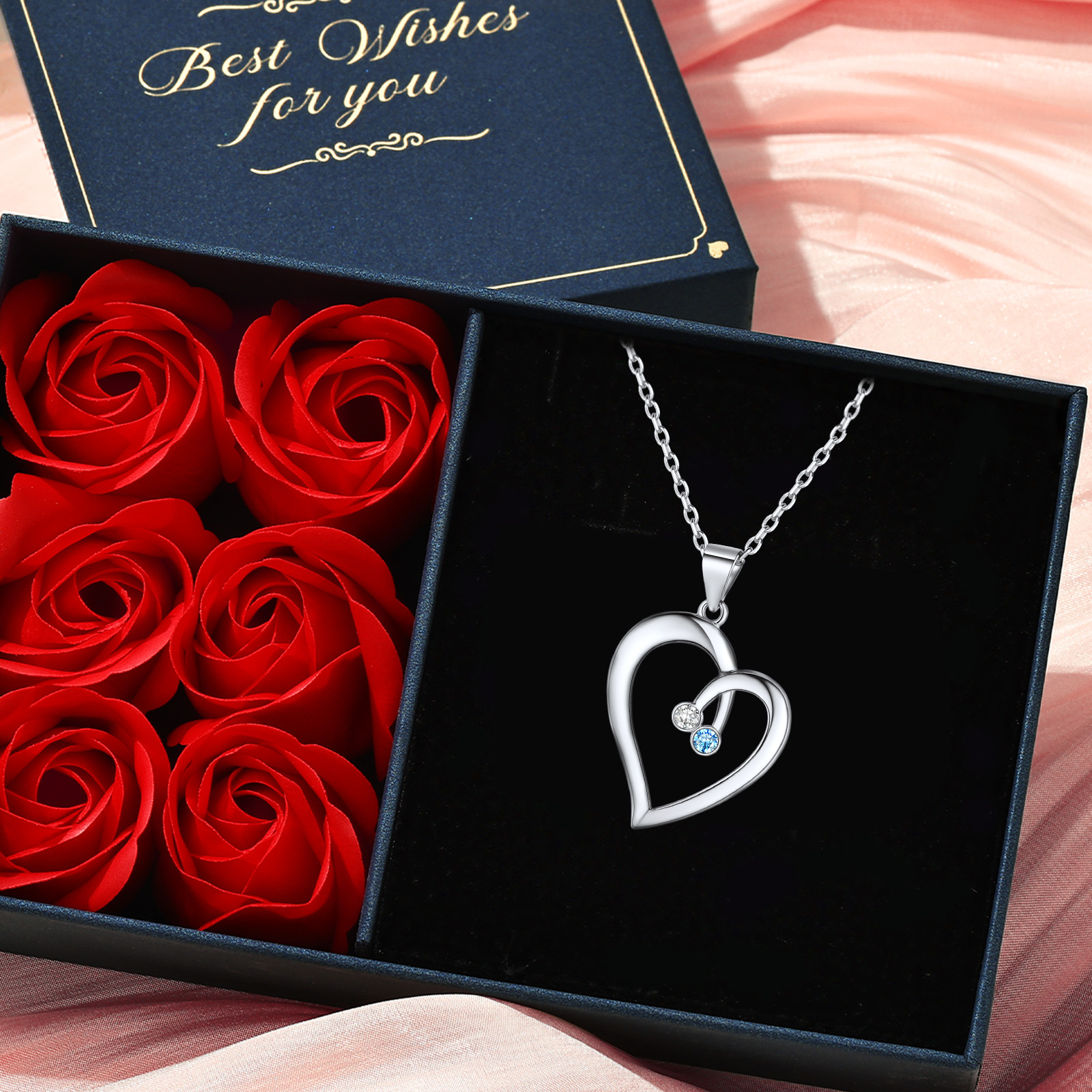 Collier Cœur Personnalisé Femme bijoux Cadeau