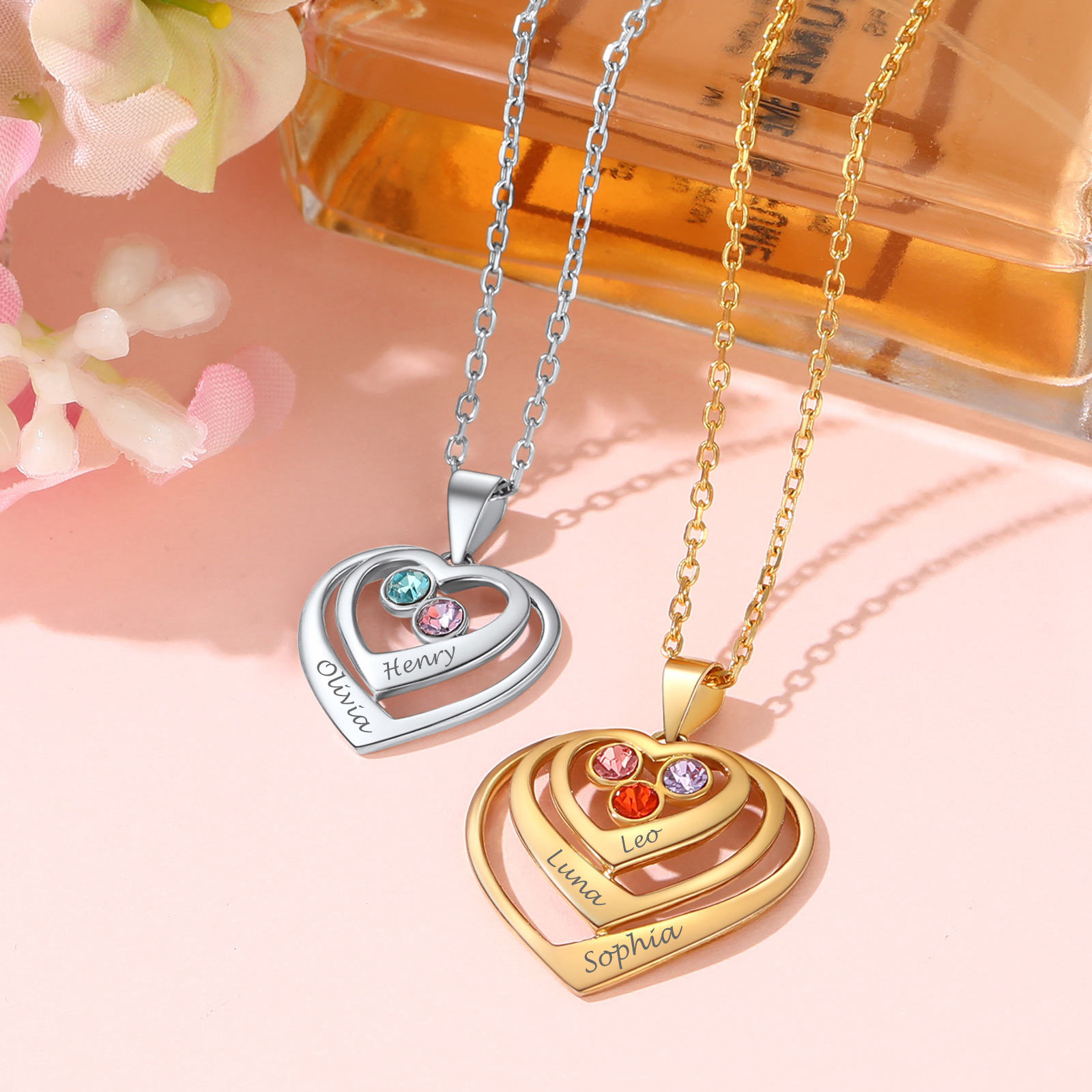 Collier Cœur Personnalisé avec prénom