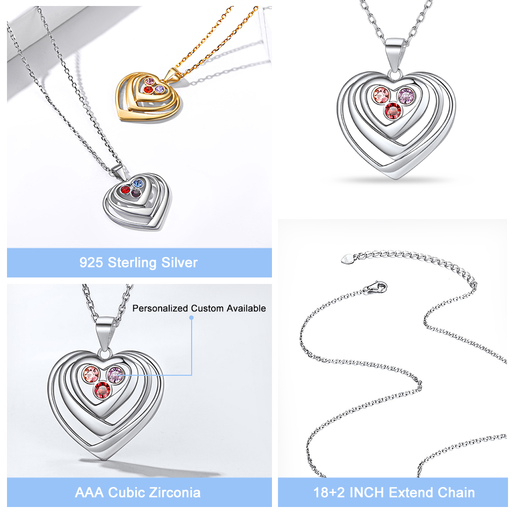 Collier Cœur Personnalisé détail