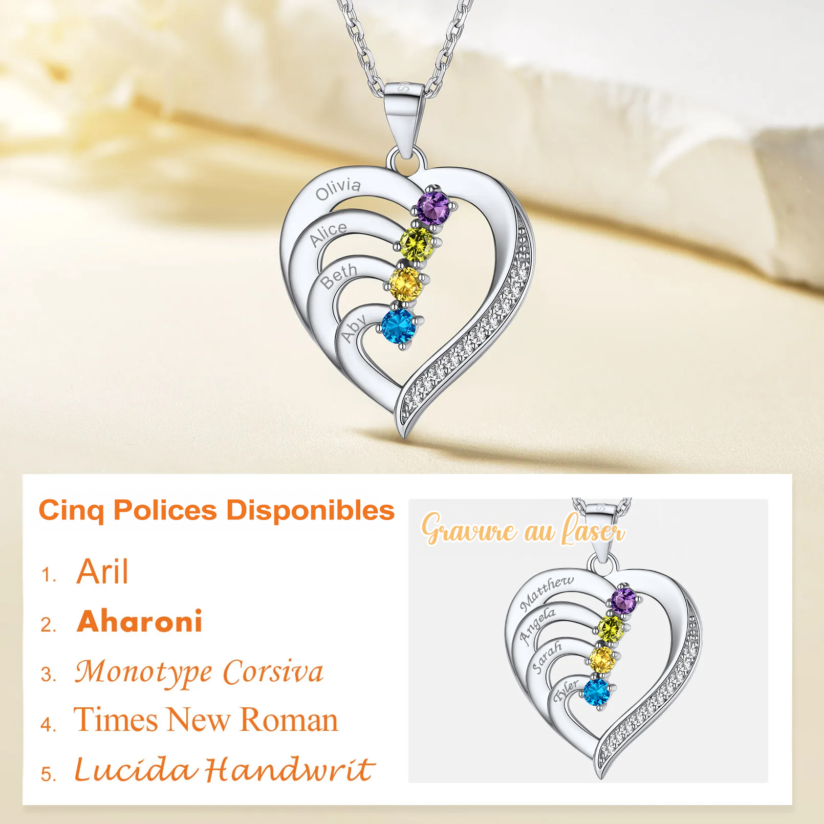 Collier-Cœur-Pierres-de-Naissance-et-Noms-Personnalisés-CFP50308 (2)
