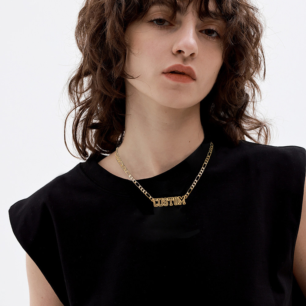 Collier Chaîne Figaro Personnalisé