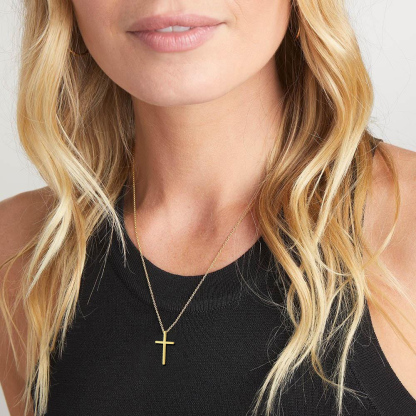Collier Croix Classique - Cadeau de Noël Meaningful pour Elle