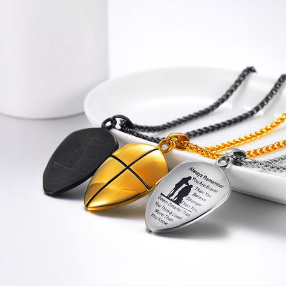 Vente Flash Collier Croix Verset Josué 1:9 Collier Bouclier 3 couleurs