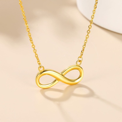 Collier Infini Personnalisé en Argent Sterling or