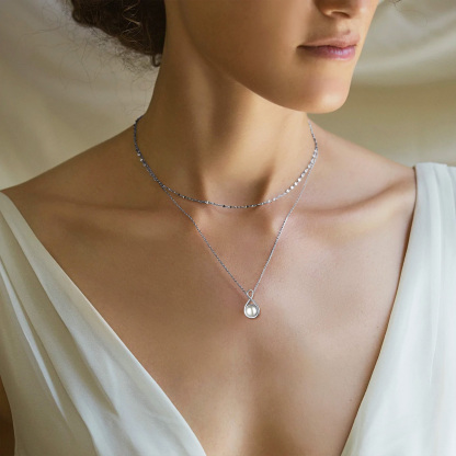 Collier Infini en Argent Sterling
