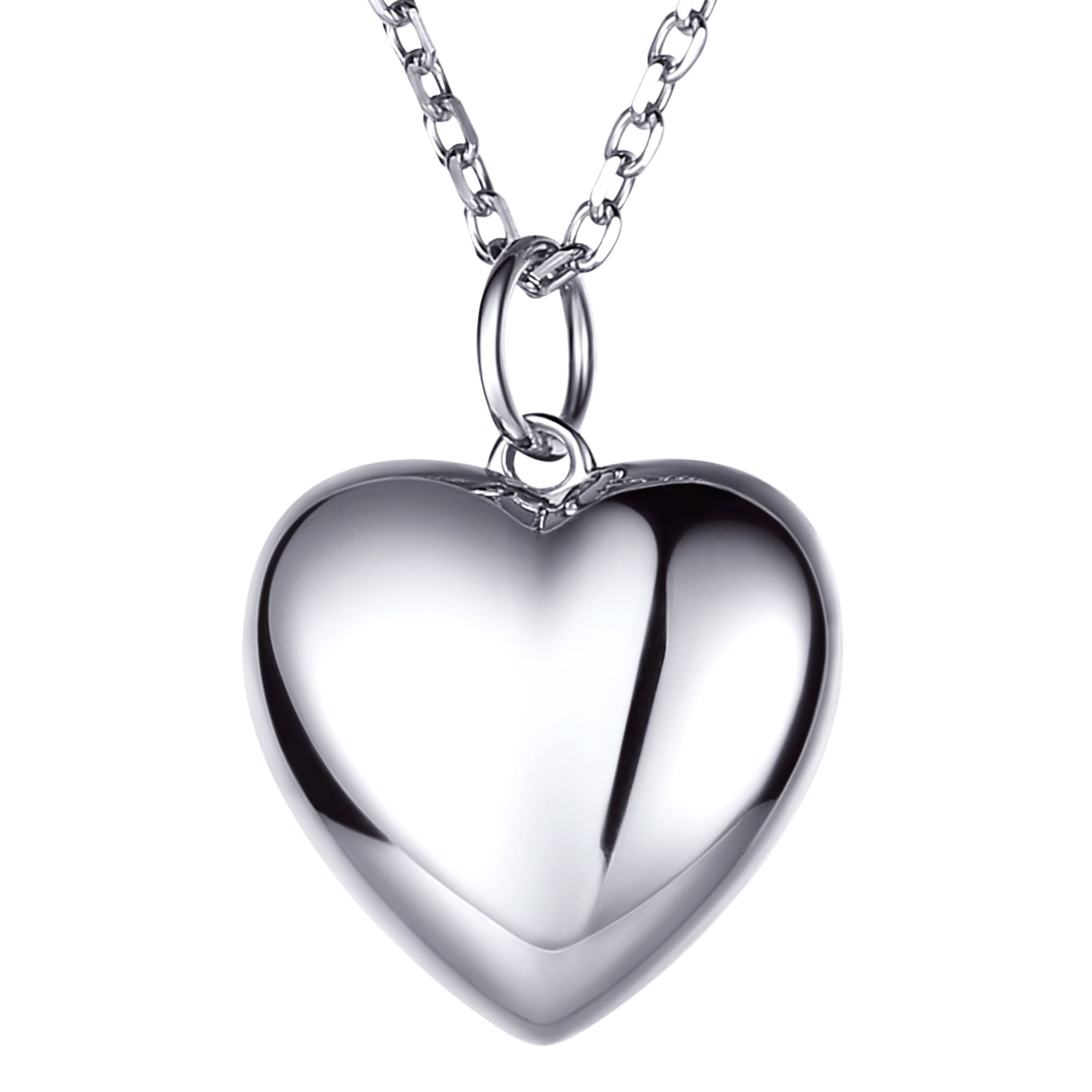 Collier Médaillon Cœur Personnalisé argenté