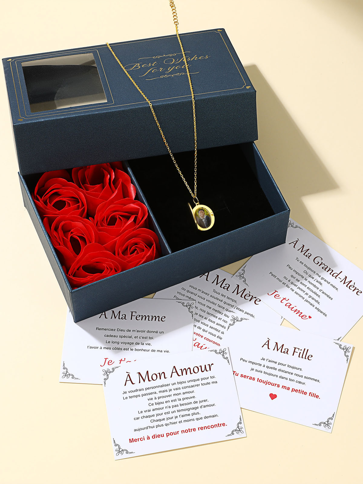 Collier-Médaillon-Ovale-Personnalisé-Photo-boite