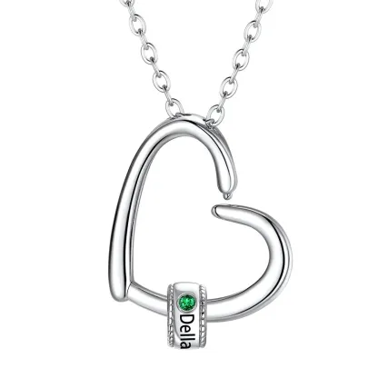 Collier Maman Personnalisé avec 1 Nom et 
 1 Pierre