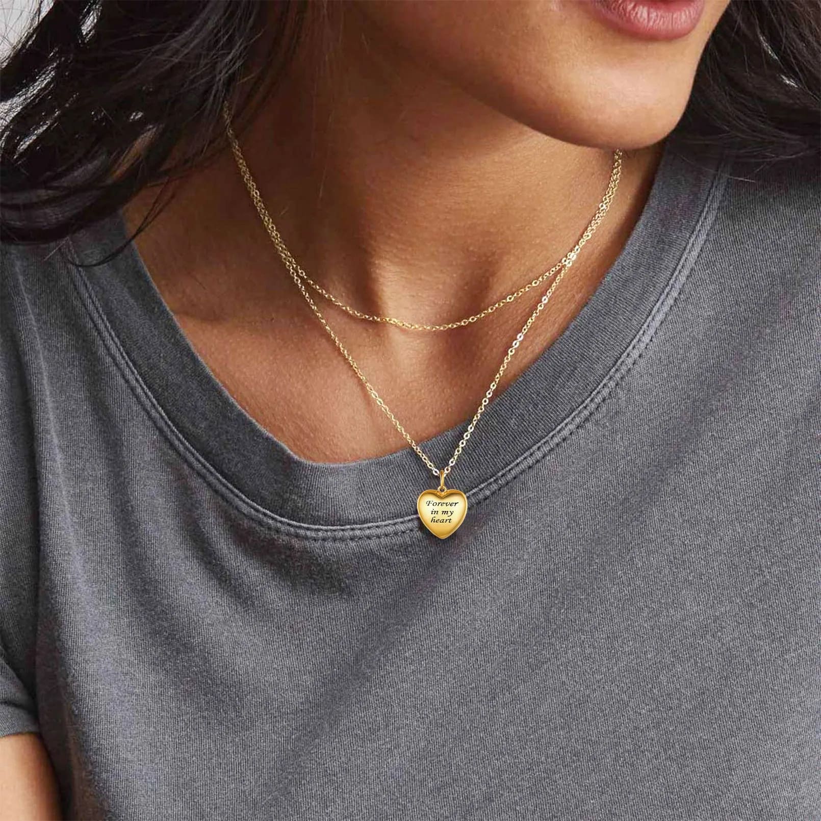 Collier Pendentif Cœur