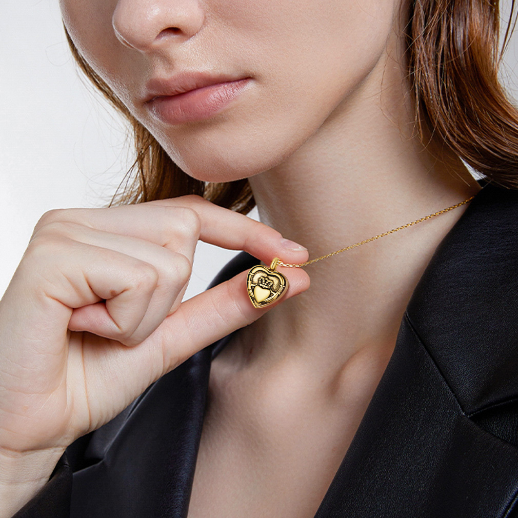 Collier Pendentif Urne Photo Personnalisable