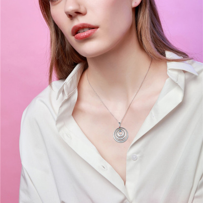 Collier Personnalisé avec Prénom et Pierres de Naissances pour femme