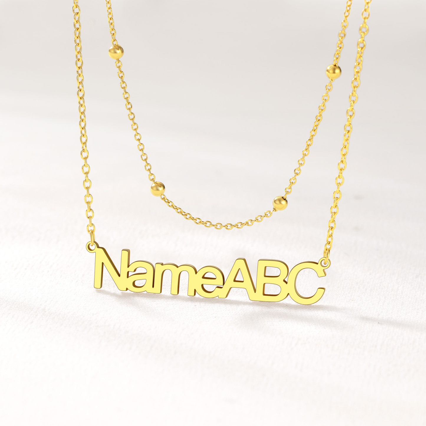 Collier Personnalisé avec Prénom or