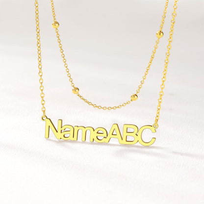 Collier Personnalisé avec Prénom or