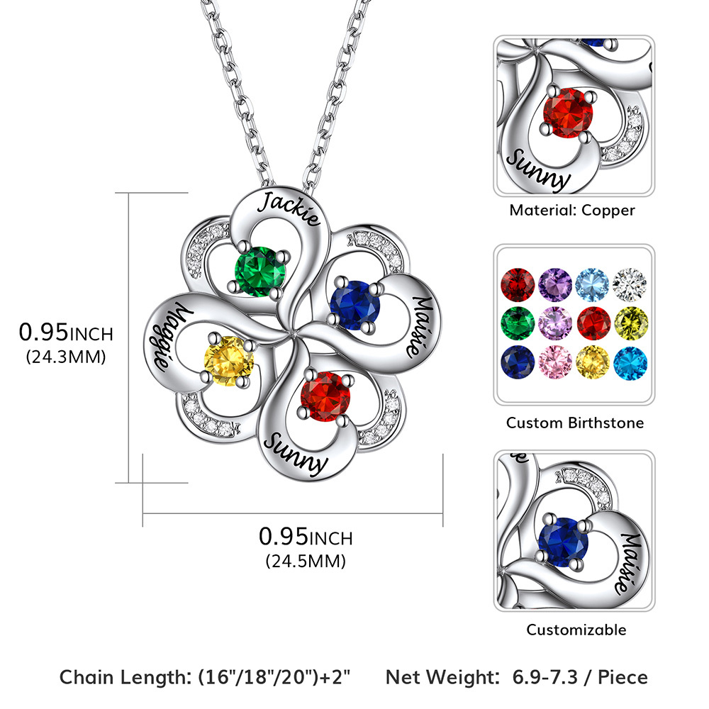 Collier Personnalisé avec pierre de naissance