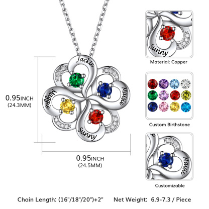 Collier Personnalisé avec pierre de naissance