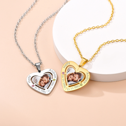 Collier Photo Gravé Médaillon Personnalisé collection