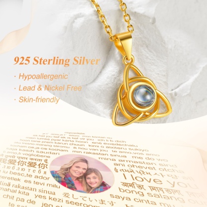 Collier Photo Projection Pendentif Personnalisé