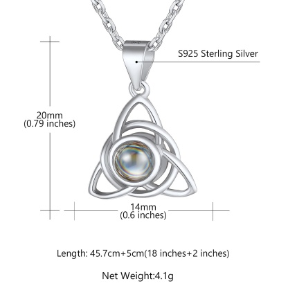 Collier Photo Projection Pendentif Personnalisé taille