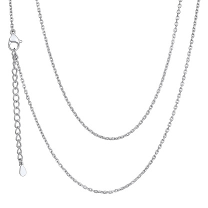 Collier Rolo Chaîne Femme en Argent
