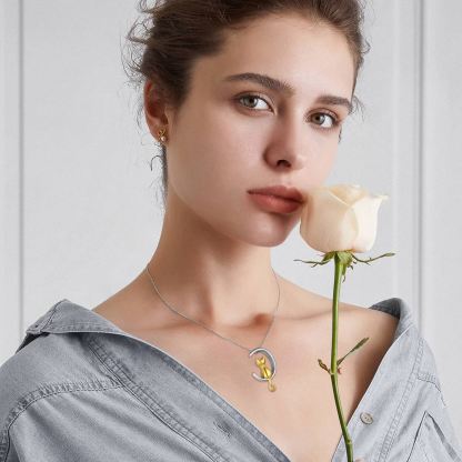 Collier Urne Chat Lune Personnalisé pour femme