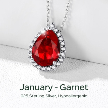 Collier avec Pierre de Naissance janvier