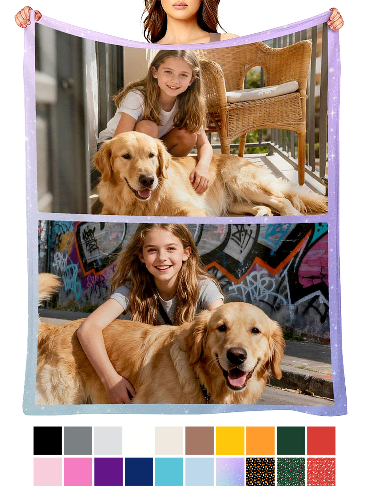 Couverture Personnalisée avec 2 Photos