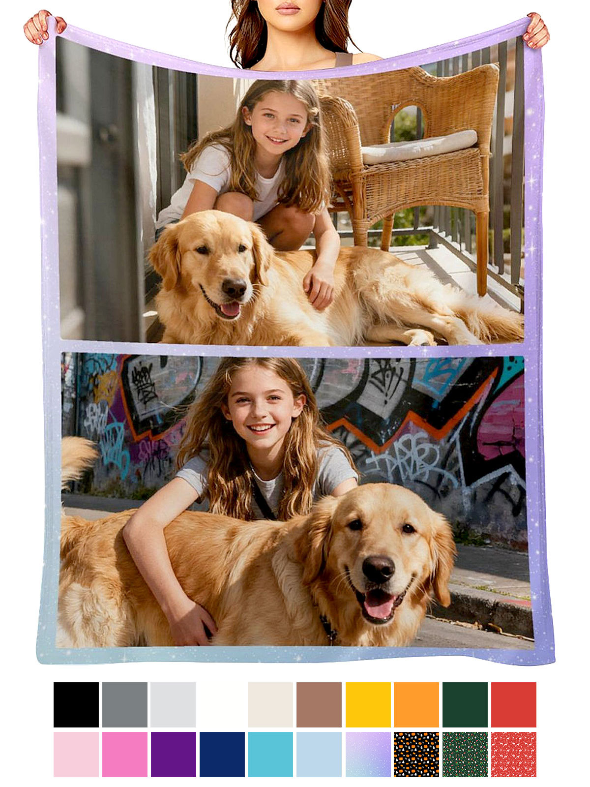 Couverture Personnalisée avec 2 Photos