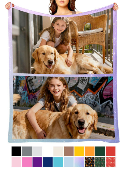 Couverture Personnalisée avec 2 Photos