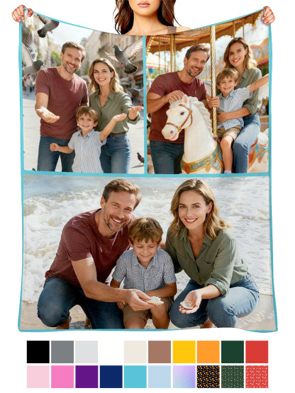 Couverture Personnalisée avec 3 Photos