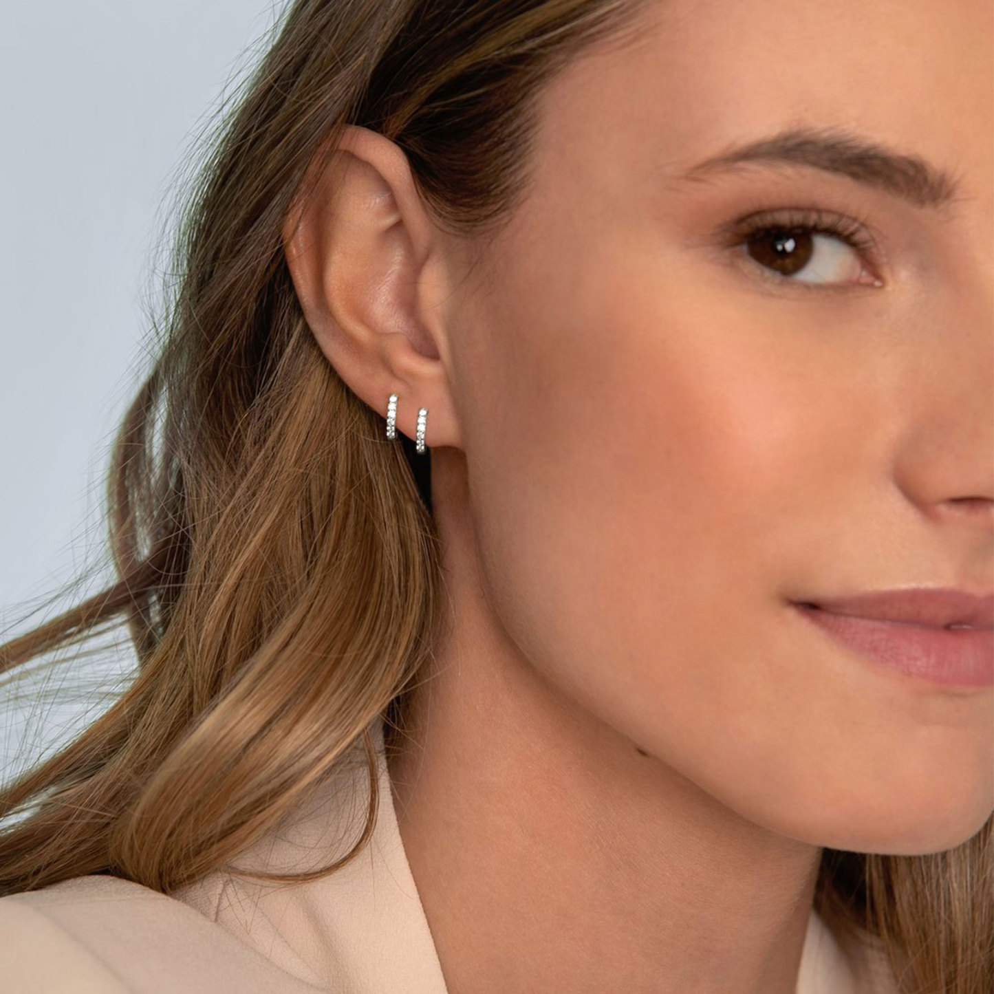 Créoles Argent 925 avec Zirconia – quelles créoles pour tous les jours