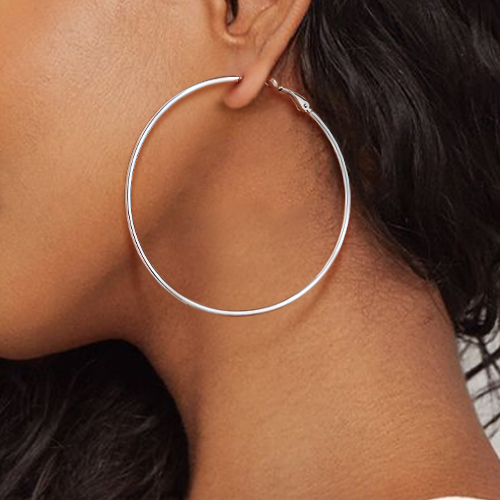 Créoles Larges et Légeres pour Femmes