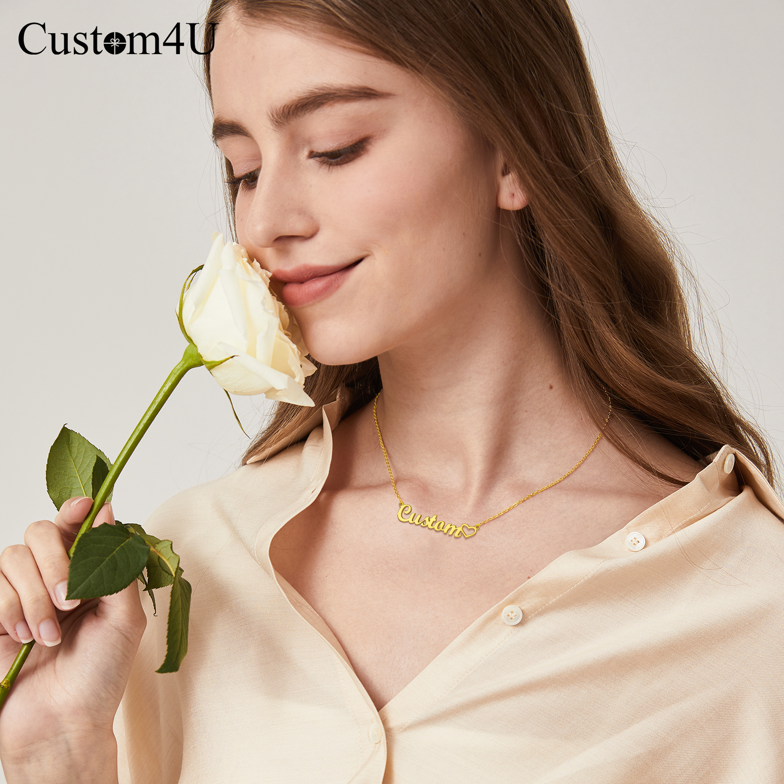 Collier Rolo Personnalisé avec Prénom