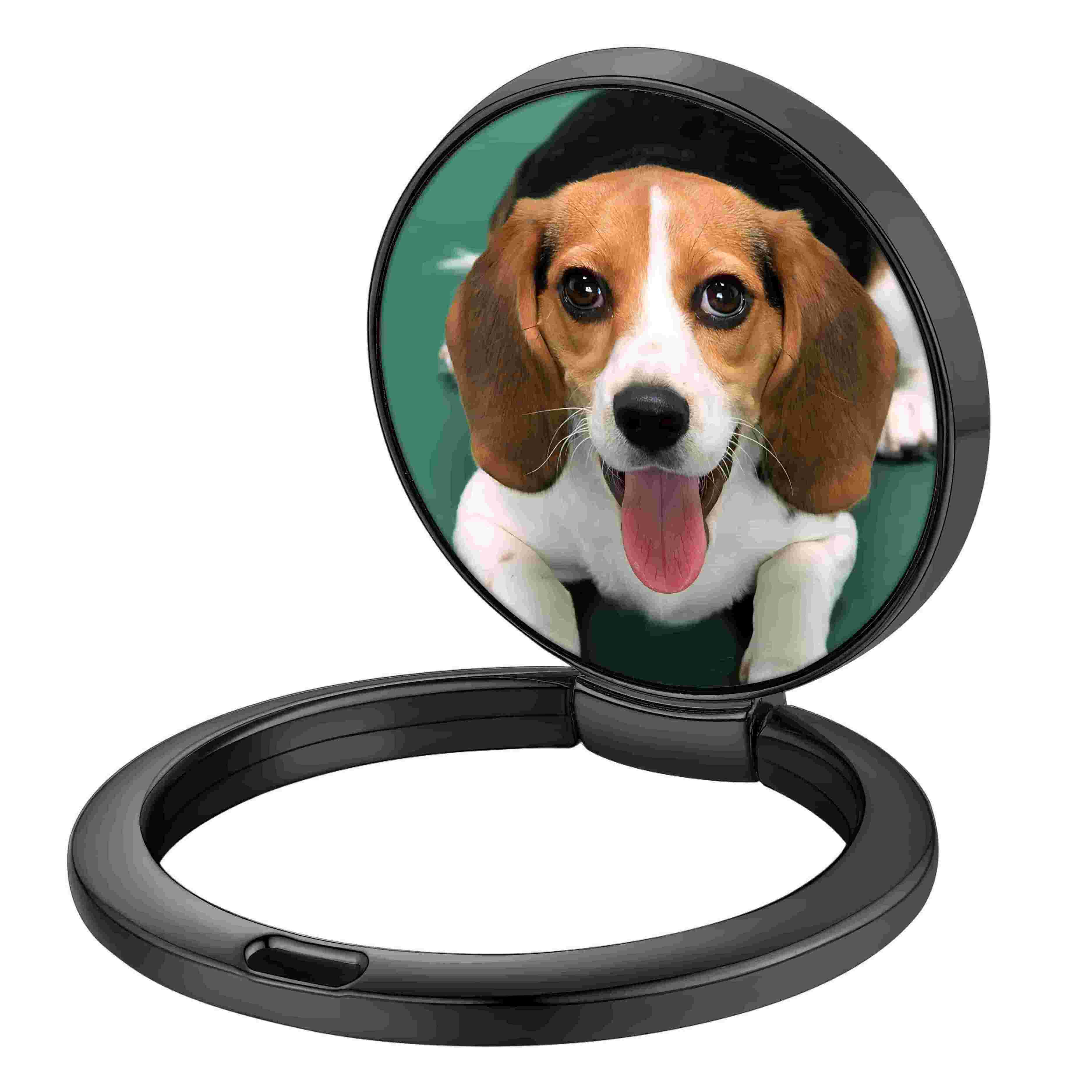 Support de Bague pour Téléphone Portable Personnalisé Noir 