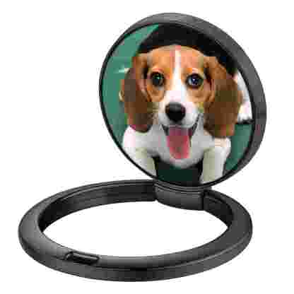 Support de Bague pour Téléphone Portable Personnalisé Noir 