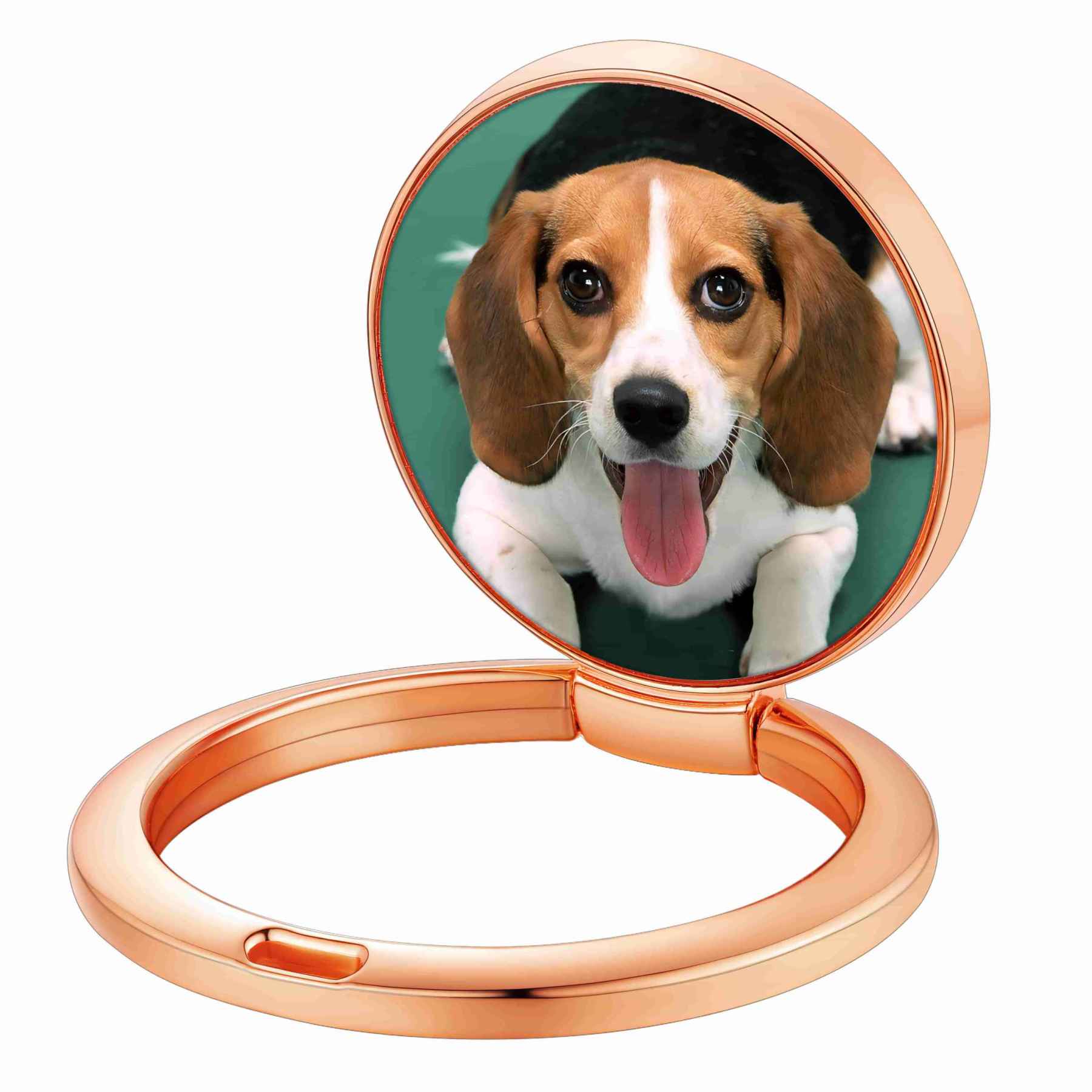 Support de Bague pour Téléphone Portable Personnalisé Or Rose 