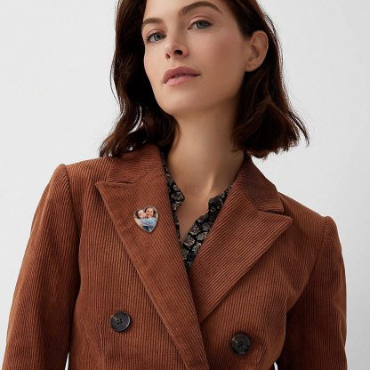 Épingles à Broche Cœur Personnalisées avec Photo 