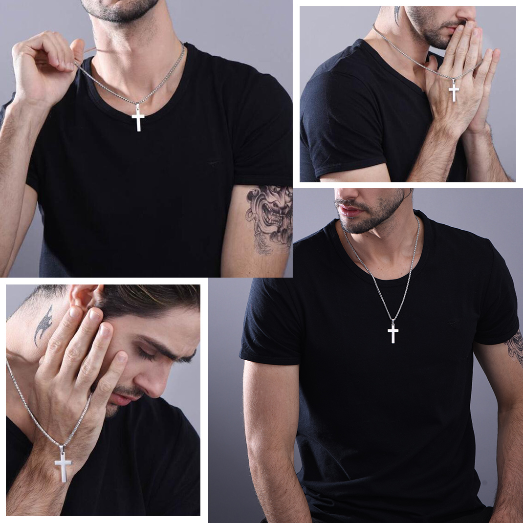Collier Croix Personnalisable Modèle