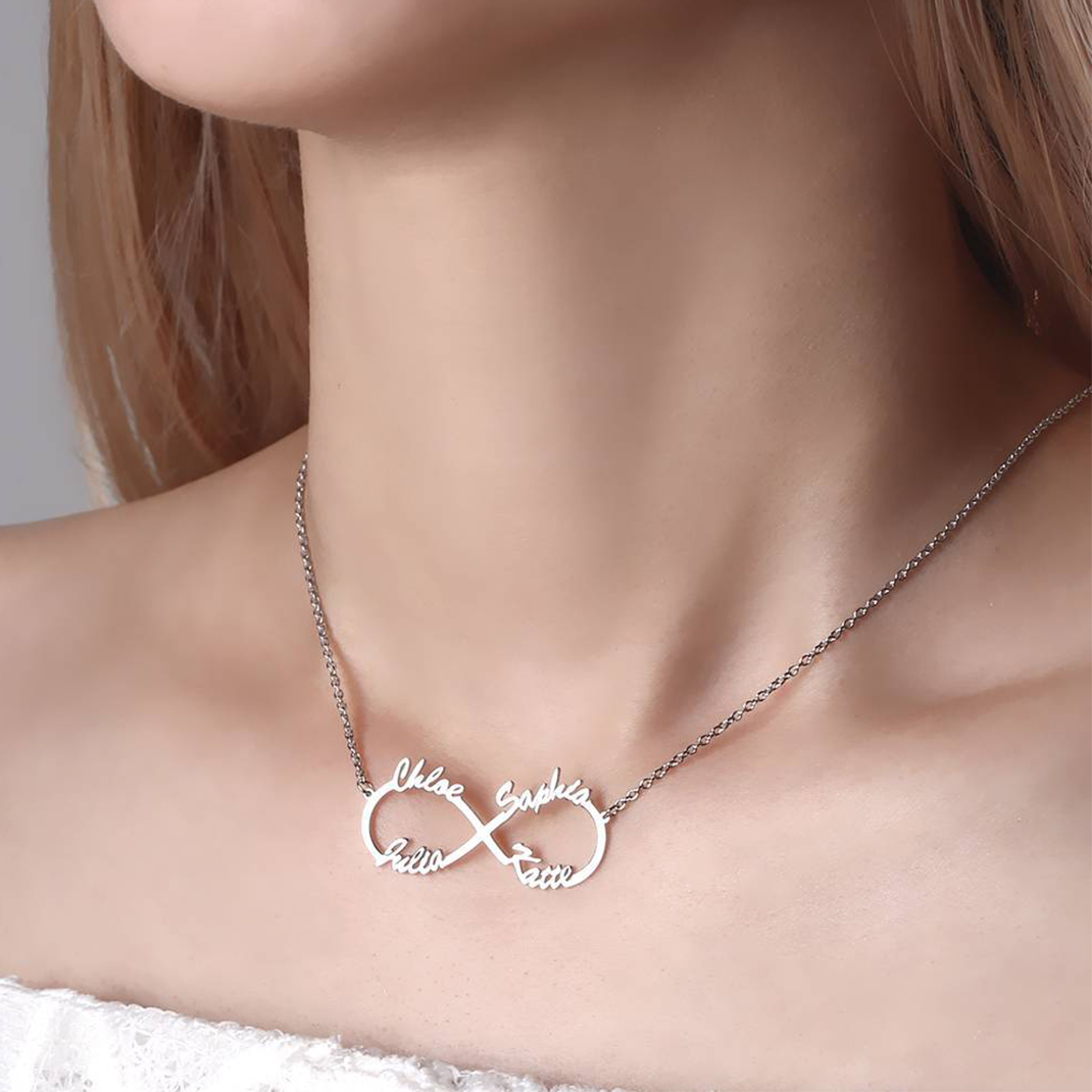 Collier Infini Personnalisé avec Nom