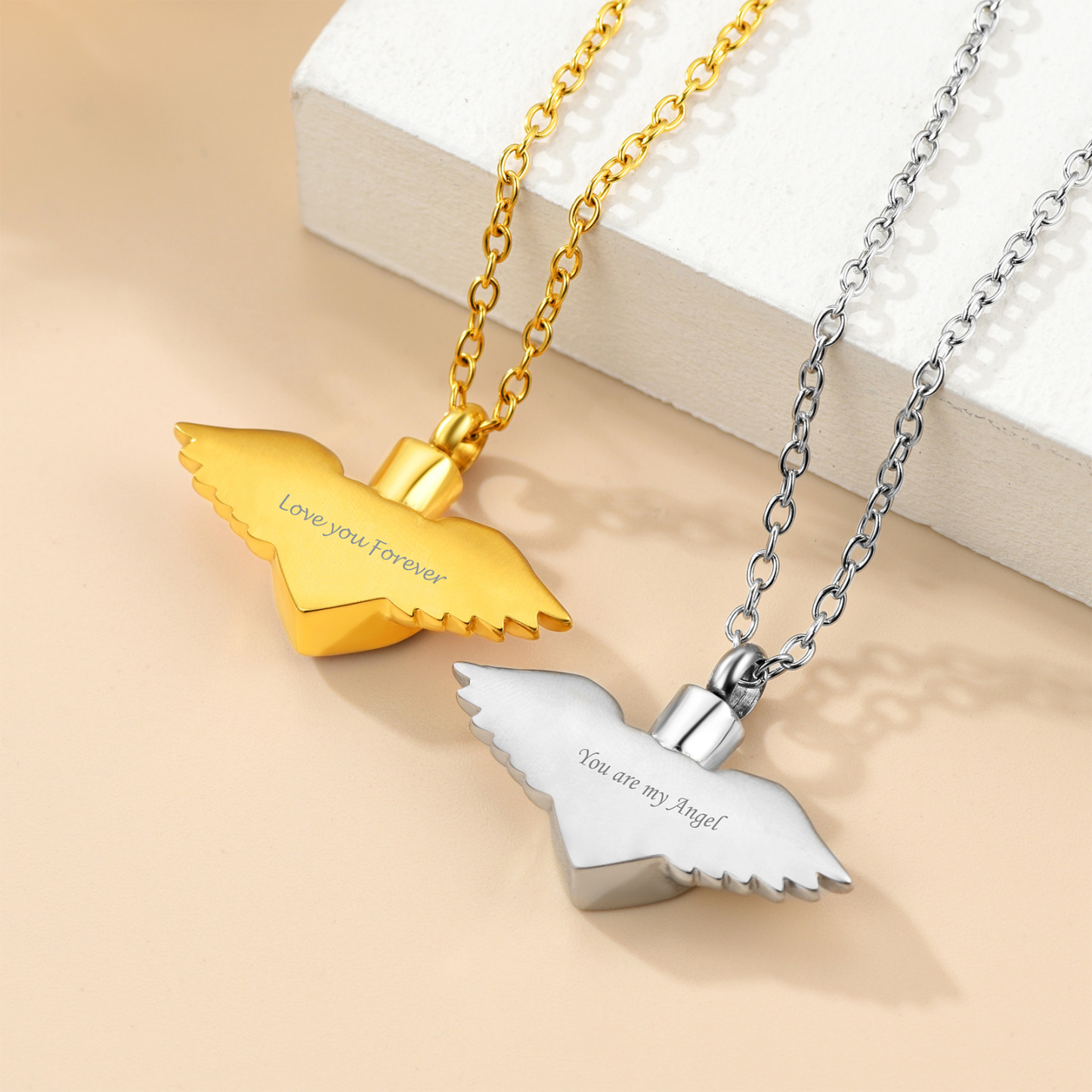 Collier Urne Photo Personnalisé pour Cendres pour Homme et Femme Collection