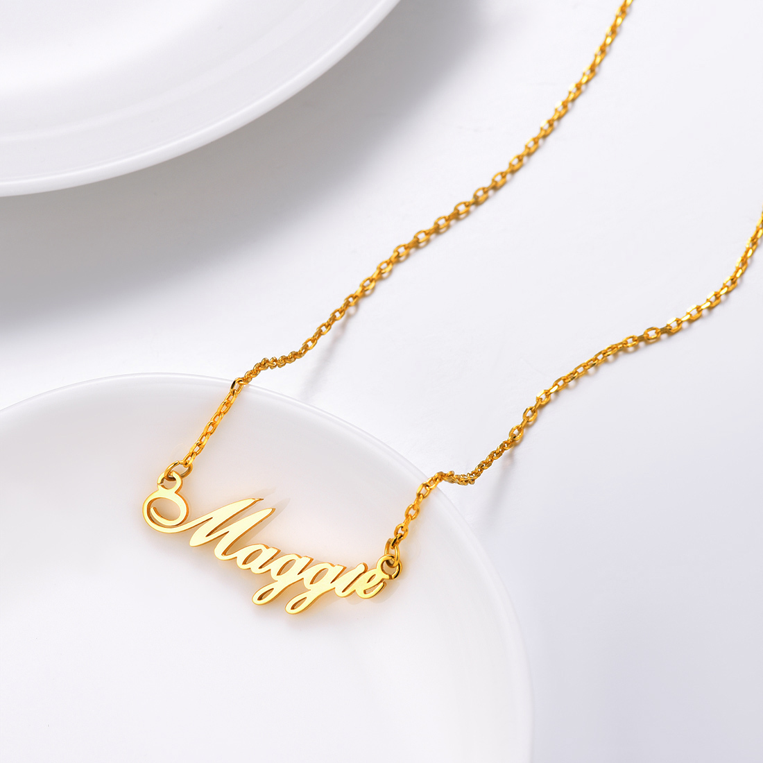 Collier Pendentif Personnalisé en Acier Inoxydable