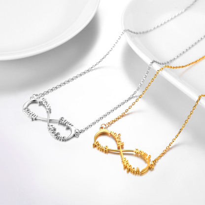 Collier  Collection Infini Personnalisé avec Nom pour Femme