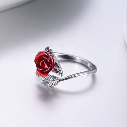 Bague Rose pour Femme et Cadeau de Saint-Valentin