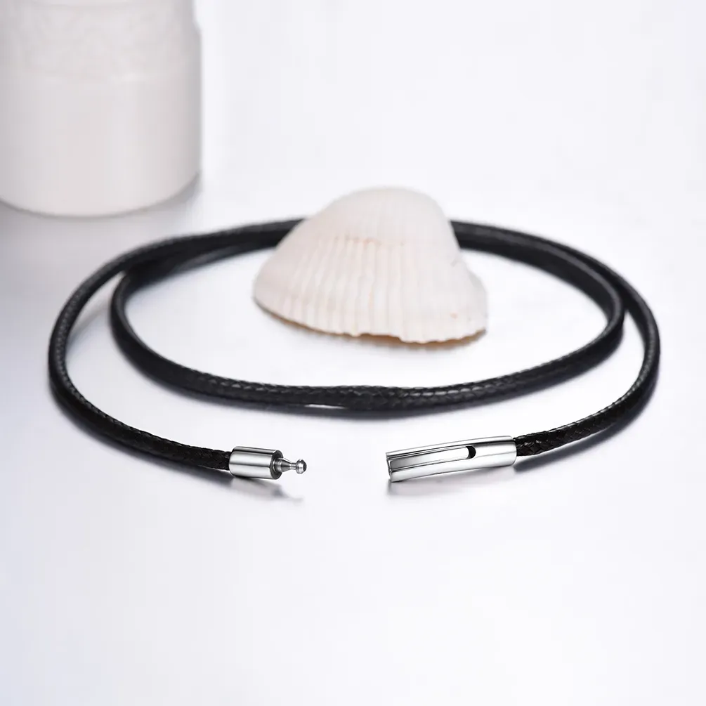 Collier Personnalisé en Cuir Imperméable avec Chaîne Scène