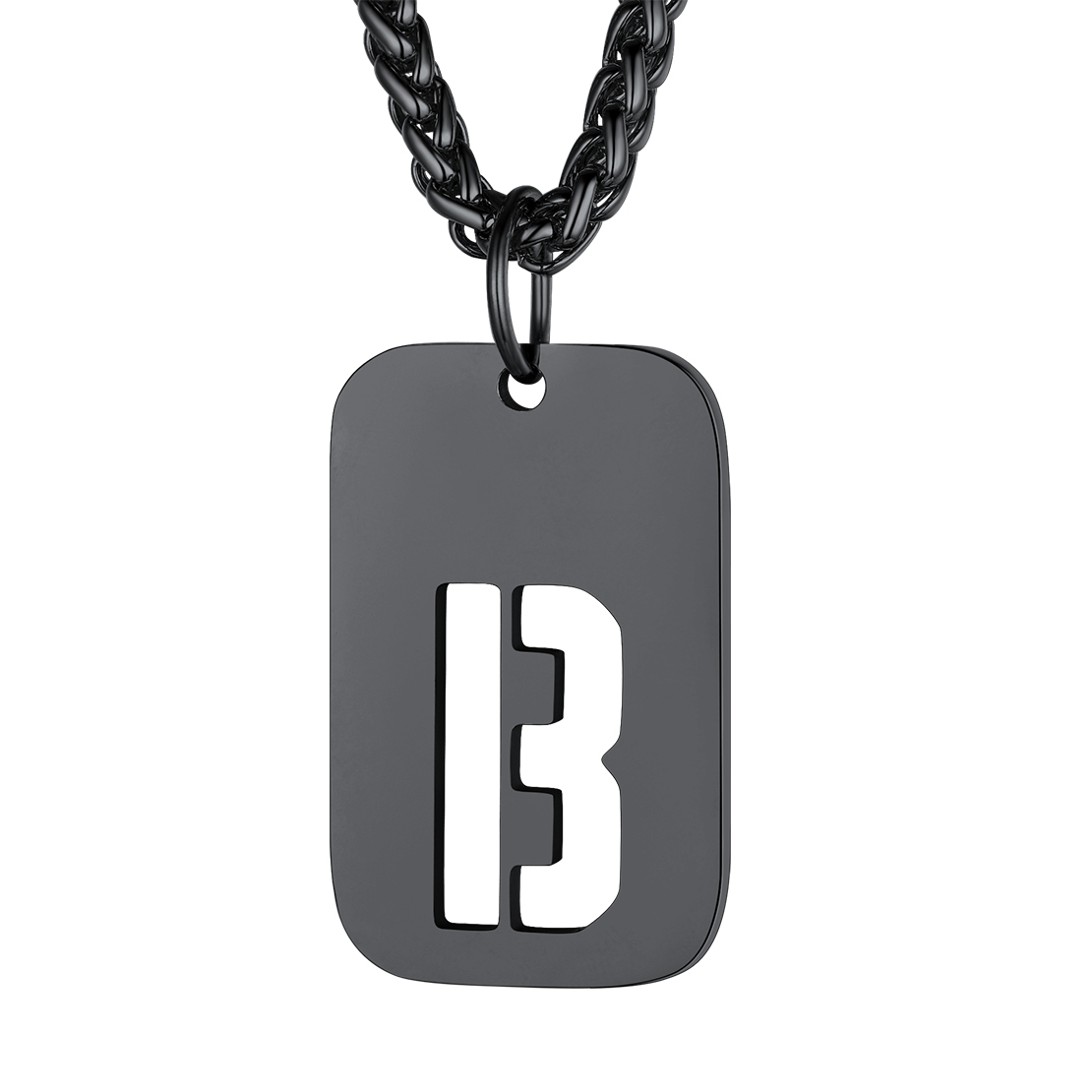 Collier Plaque Militaire Personnalisable avec Initiales